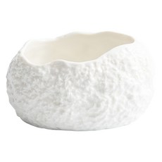 Parajuni 小石頭獨特餐廳甜點碗 大 RG1008, 白色, 1個