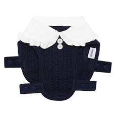 Montier 寵物粗花呢斗篷, 海軍藍, 1個