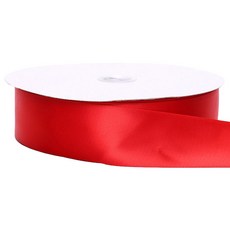 joyparty 緞面緞帶 40mm, 紅色, 1個, 91m