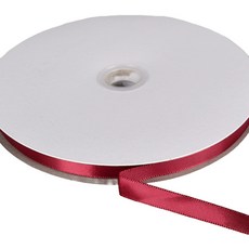 joyparty 緞面緞帶 10mm, 紅色, 1個, 91m