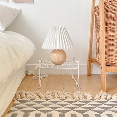 블록 인테리어 정리 선반, 화이트, 1단