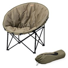 휴겔 컴팩트 문체어, 1개, 카키