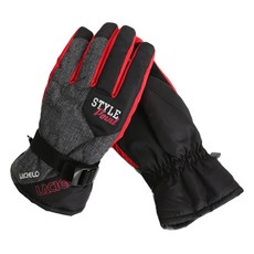 라시엘로 남성용 스키장갑 LAN-1804, 레드, 1세트