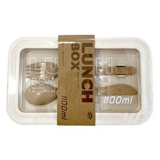 Market Yol 多合一小麥秸稈便當盒 1.1L, 1個, 米色