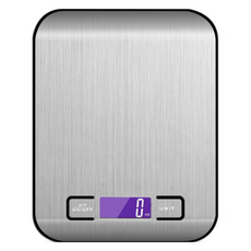 Living On 不鏽鋼數位廚房秤, 銀色, 單一商品, 1kg