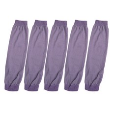 마다꾸미 스판 통기성 좋은 긴팔 토시 5세트, 퍼플