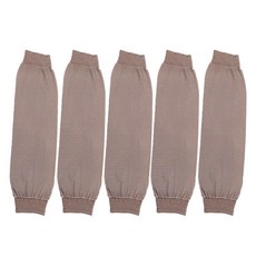 마다꾸미 스판 통기성 좋은 긴팔 토시 5세트, 브라운