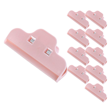 하이엉클 주방 다용도 봉지집게, 핑크, 10개