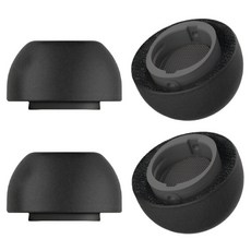 Audio Espresso 拿鐵色 Galaxy Buds3 Pro 記憶海綿耳塞, 4個, 黑色, L