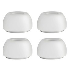 Audio Espresso 奶茶色 Galaxy Buds3 Pro 矽膠耳塞套, 4個, 單一商品, 白色