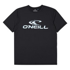 오닐 남성용 스플래쉬 반팔 레쉬가드 OMUTN2081-199, 블랙