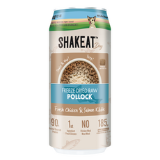 쉨잇 전연령 독 동결건조 키블 건식사료 캔, 북어, 185g, 1개