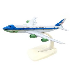 1:400 B747-200 空軍一號 飛機模型 HF115896WH, 白色, 1個