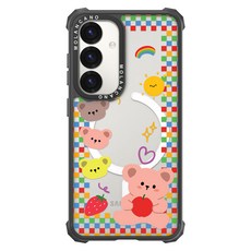 모란카노 갤럭시 임팩트 맥세이프 투명 레이어드 디자인 휴대폰 케이스