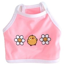 honeydog 狗狗雛菊短版泳衣 HDBI00390, 粉紅色, 1個