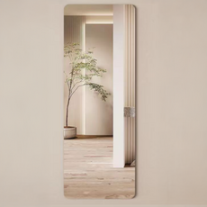 壓克力黏貼式全身鏡 圓角, 透明