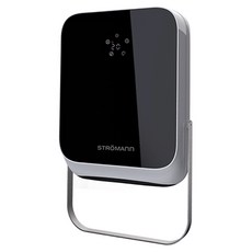 STROMANN 韓國獨家智慧浴室暖風機無孔壁掛式 毛巾架 預約功能 獨家 小型 強力, 黑色, JJ-BT02