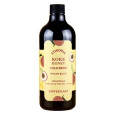 커피플랜트 에티오피아 코케 허니 내추럴 콜드브루 원액, 500ml, 1개입, 1개