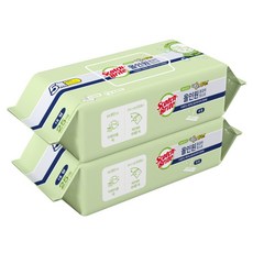 스카치브라이트 올인원 베이직 더블액션 플러스 물걸레 청소포 25p, 2개