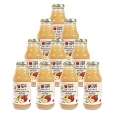 royal apple 蘋果 + 梨子 鮮榨果汁, 330ml, 10個