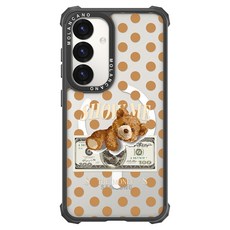 모란카노 임팩트 맥세이프 투명 테디 디자인 휴대폰 케이스