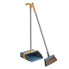 JD 畚箕 + 掃把組, 1套, 藍色