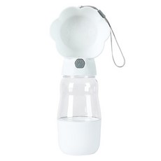 파스텔펫 반려동물 펀치 휴대용 급수식기, 화이트, 1개