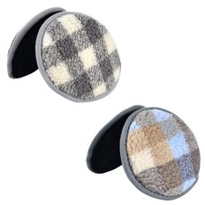 abm ABM格紋防寒耳罩 2入