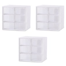 Allode 網格桌面收納小物, 3個, TYPE06 白色