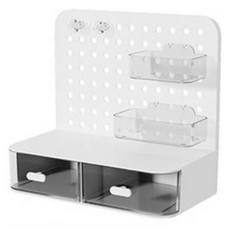 알로데 문구 정리 수납 데스크테리어 기본, TYPE01 화이트, 1개