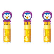 KM Pharmaceutical Pororo Petty 幼兒護唇膏, 香蕉香, 3個, 2.5g