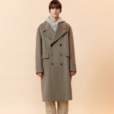 노드아카이브 남성용 더블 브레스티드 코트