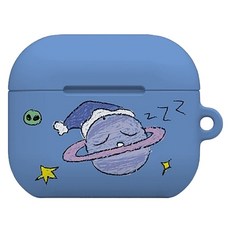 워너프 몬드 에어팟4 하드 케이스, 크레용 갤럭시크레용, 1개