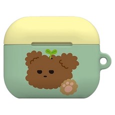 워너프 몬드 에어팟4 하드 케이스, 베어프렌즈 업셋베어, 1개