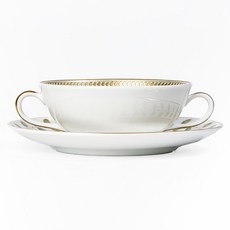 Bernardaud Constance 奶油杯 150ml 13 x 13 x 6 cm + 杯碟 14 x 14 x 1.5 cm 套組, 1套, 混色