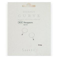 SEEKNIT yarna 可替換式曲線擋針, 混合顏色(612354), 2個