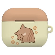 워너프 몬드 에어팟4 하드 케이스, 햄스터 까꿍햄, 1개