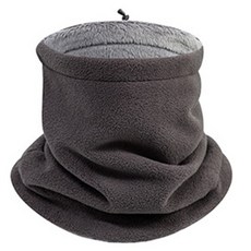 River Fox 摩托車騎士刷毛保暖脖圍, 1個, 炭灰色