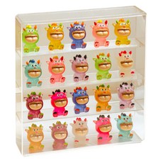 Dailynest 多用途滑門4格透明陳列櫃, 1個