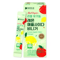 네이처드림 리얼 유기농 레몬 애플사이다 비니거 스틱 14p, 280g, 1개