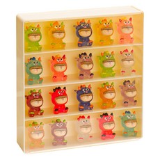 Daily Nest 多用途滑門4格陳列櫃 米色, 1個