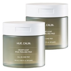 HUE CALM 魚腥草PHA角質護理爽膚棉片 135ml, 2罐, 60片
