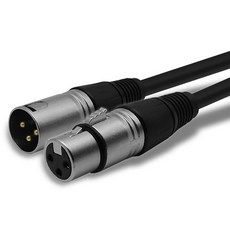 CableMate Canon XLR 麥克風延長線 10m, CM3806, 黑色, 1個