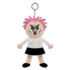 XOPLAY 빵빵이的日常 有聲西格瑪女孩玉子娃娃鑰匙圈, 紫色, 1個, 17cm