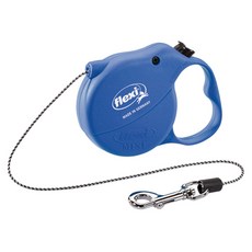 플렉시 반려견 스탠다드 MINI 코드 자동 리드줄, 블루, 1개