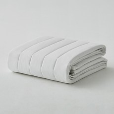 한샘 포시즌 면 60수 고밀도 침대 패드, 화이트