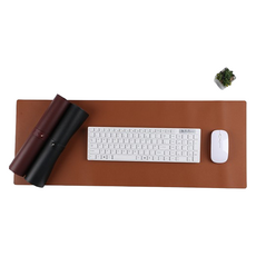 Redielo 皮革滑鼠長墊, 1個, 淺棕色