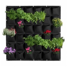 Dometopia 室內花園懸掛式不織布壁掛花盆 36格, 1個