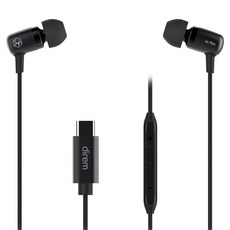 SONICAST Dilem Type C有線耳機, 曜石黑, direm E3-C