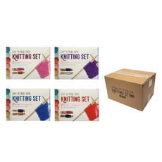 Friends 2000 diy 編織 4款 x 5入組, 粉紅色, 紫色, 藍色, 紅色, 20個